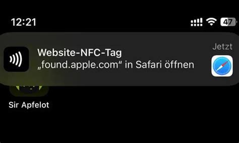 website nfc tag open found.apple.com in safari|website nfc tag meaning.